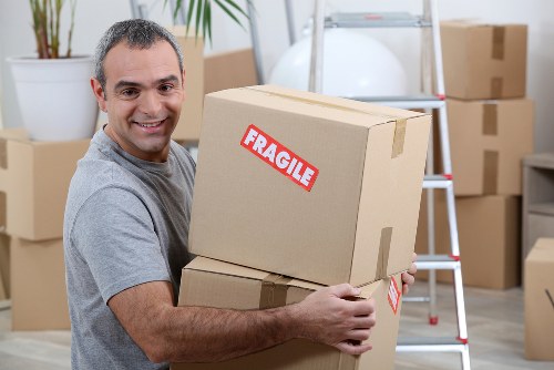 Removal team assisting with a home move in Hoxton