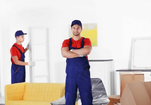 Office relocation planning in Hoxton with local streets and business premises
